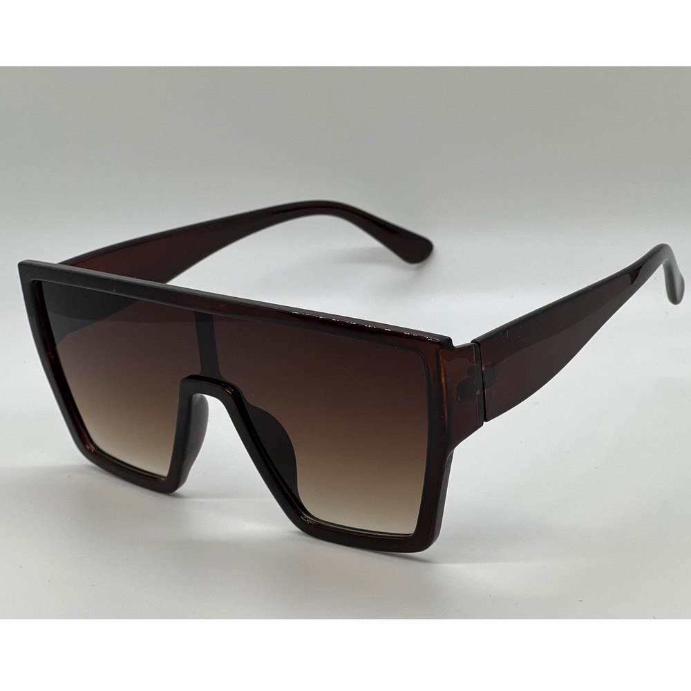 OVERSIZED FLAT TOP SQUARE AVIATOR SUNGLASSES RETRO DESIGNER FASHION LENTES GAFAS